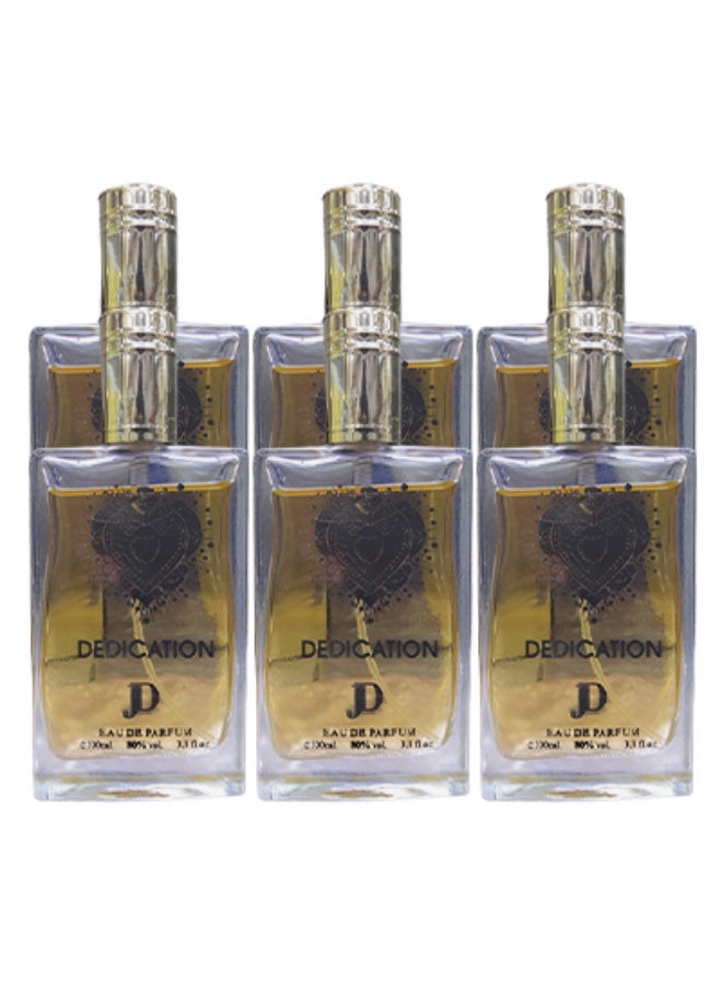 جي دي 6 قطع عطر ديديكيشن للنساء 100 مل - Image 1